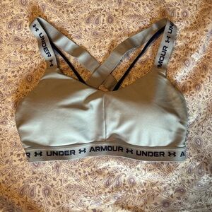 Under Armour Women's Light blue/ Dark blue Sports Bra